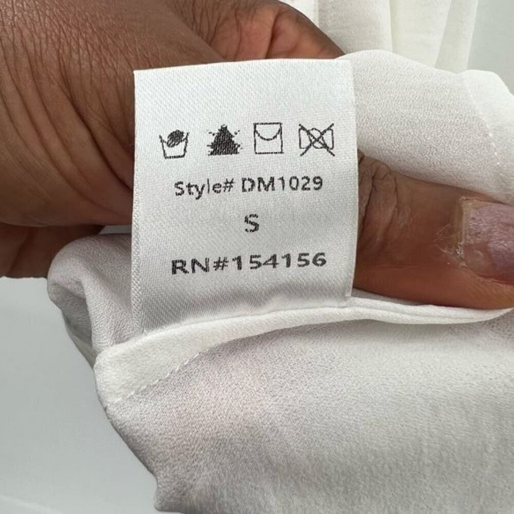 All Row white shift dress size S sleeveless - Picture 8 of 8